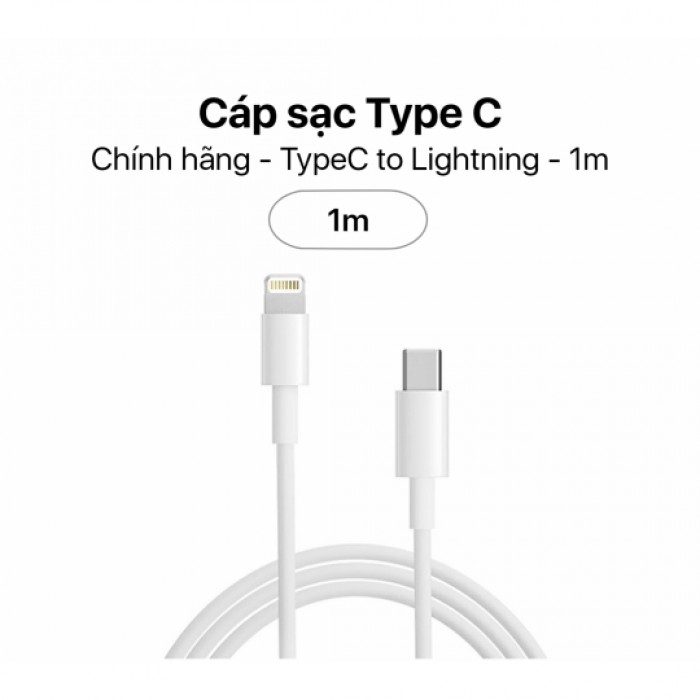 Cáp Type C – Lightning Apple